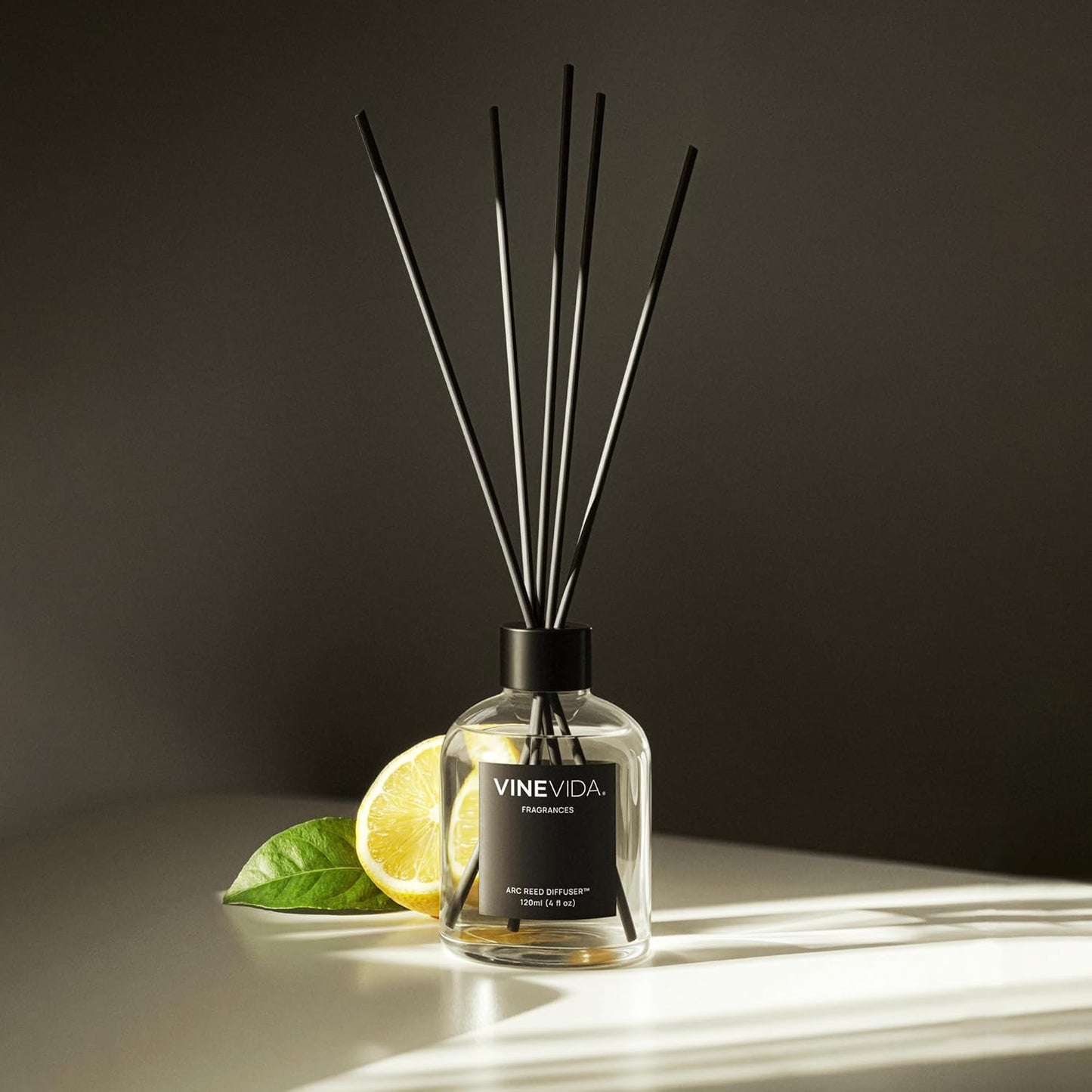 VINEVIDA Reed Diffuser Volcano | Diffuser Reed for Home & Bathroom | Long-Lasting Scent Sticks Set | Oil Stick Diffuser | Bathroom Scent
