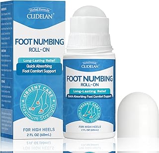 Herbal Foot Pain Relief Roll On - Muscle&Leg Pain Relief Roll-on for High Heels,Travel,Sports -Instant Cooling Relief for Feet Fatigue,Long Standing,First Aid Supplies,Stop Pain RollOn Extra Strength