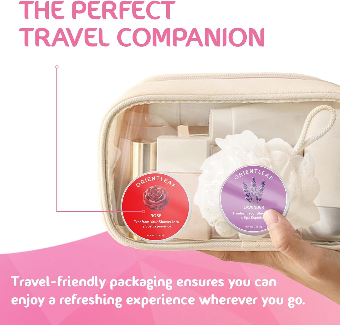 ORIENTLEAF Shower Steamers Aromatherapy, Self Care Birthday Gifts for Women, 8 Pack Mothers Day Gifts, Stocking Stuffers Christmas Gift for Mom Men Teen Girls Adults, Stress Relief Shower Bombs