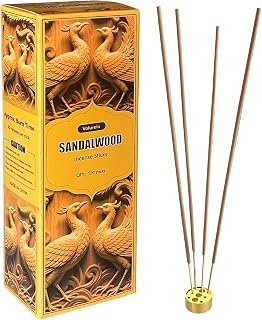 Incense Sticks Sandalwood Traditional Natural Inciensos Aromaticos para La Casa Great for Meditation and Stress Relief 120 Sticks