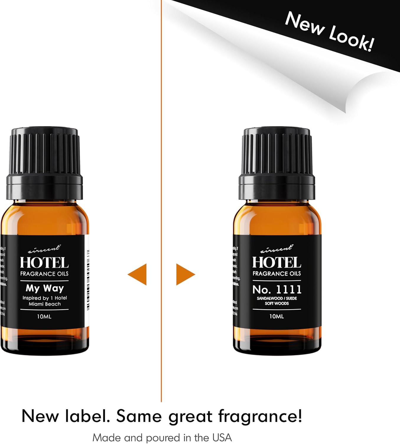 AirScent My Way Diffuser Oil No. 1111 Inspired by the 1 Hotel Miami - Sandalwood Suede Soft Woods - Fragrance Oil Blend for Ultrasonic and Waterless Diffusers and Crafting - 10 mL, 0.34 fl oz Bottle