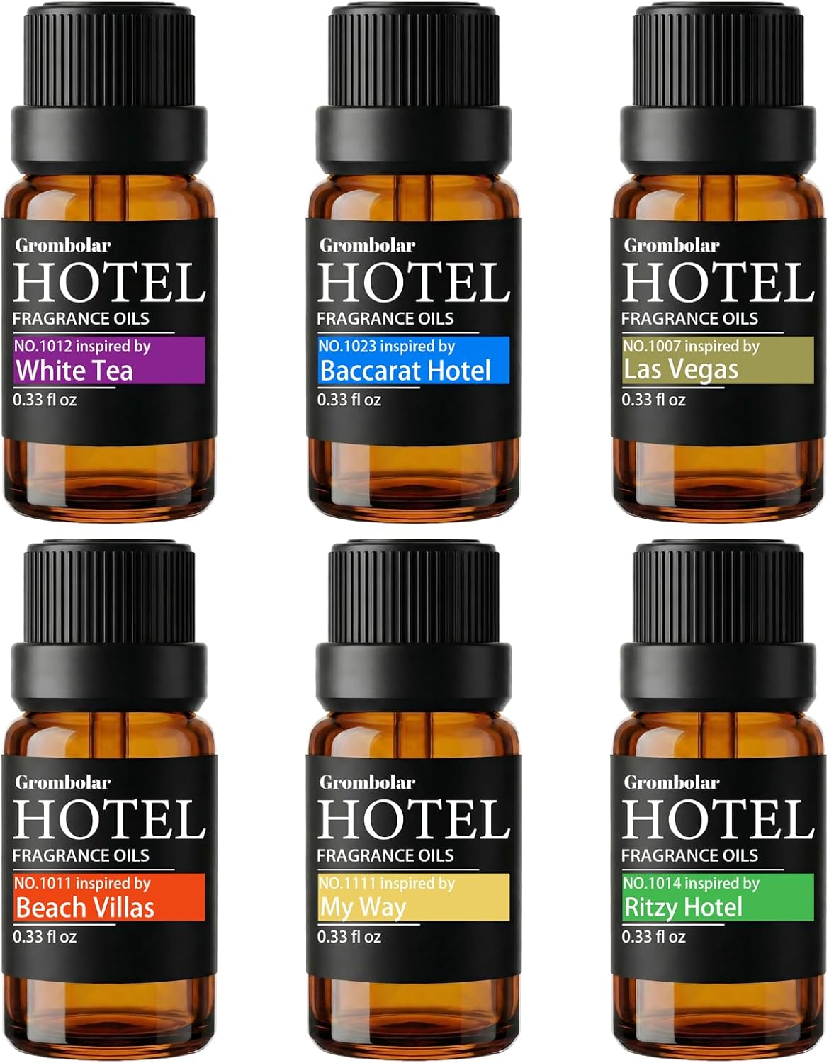 Essential Oils Set-Hotel Collection Diffuser Oil Gift Set,Premium Essential Oil for Diffusers, Home Care, Fragrance, Humidifiers