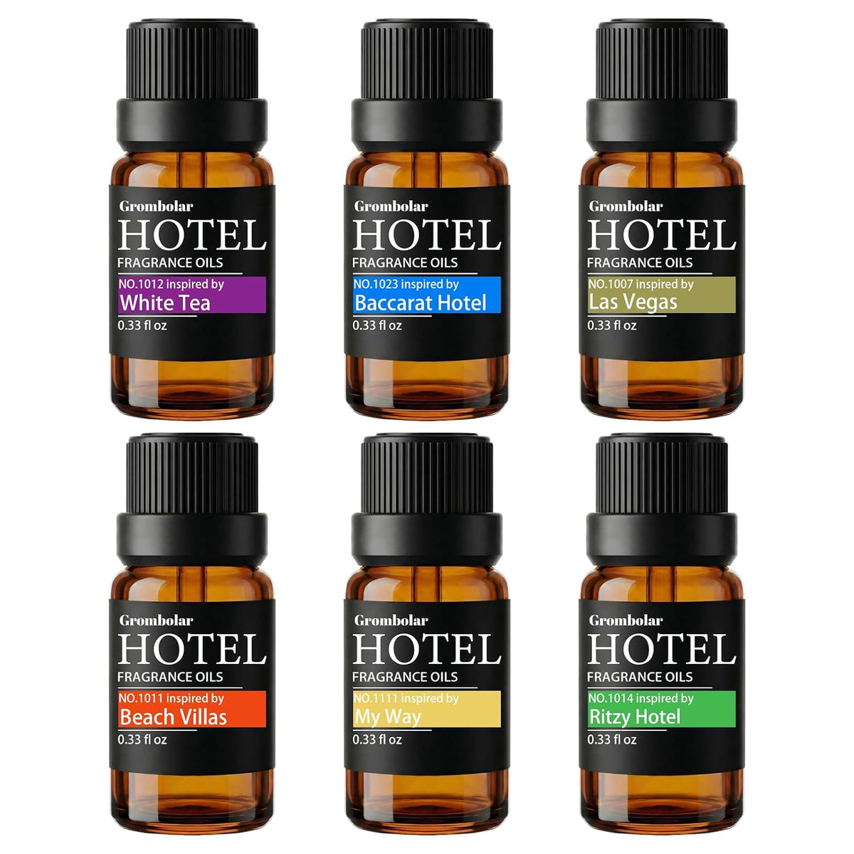 Essential Oils Set-Hotel Collection Diffuser Oil Gift Set