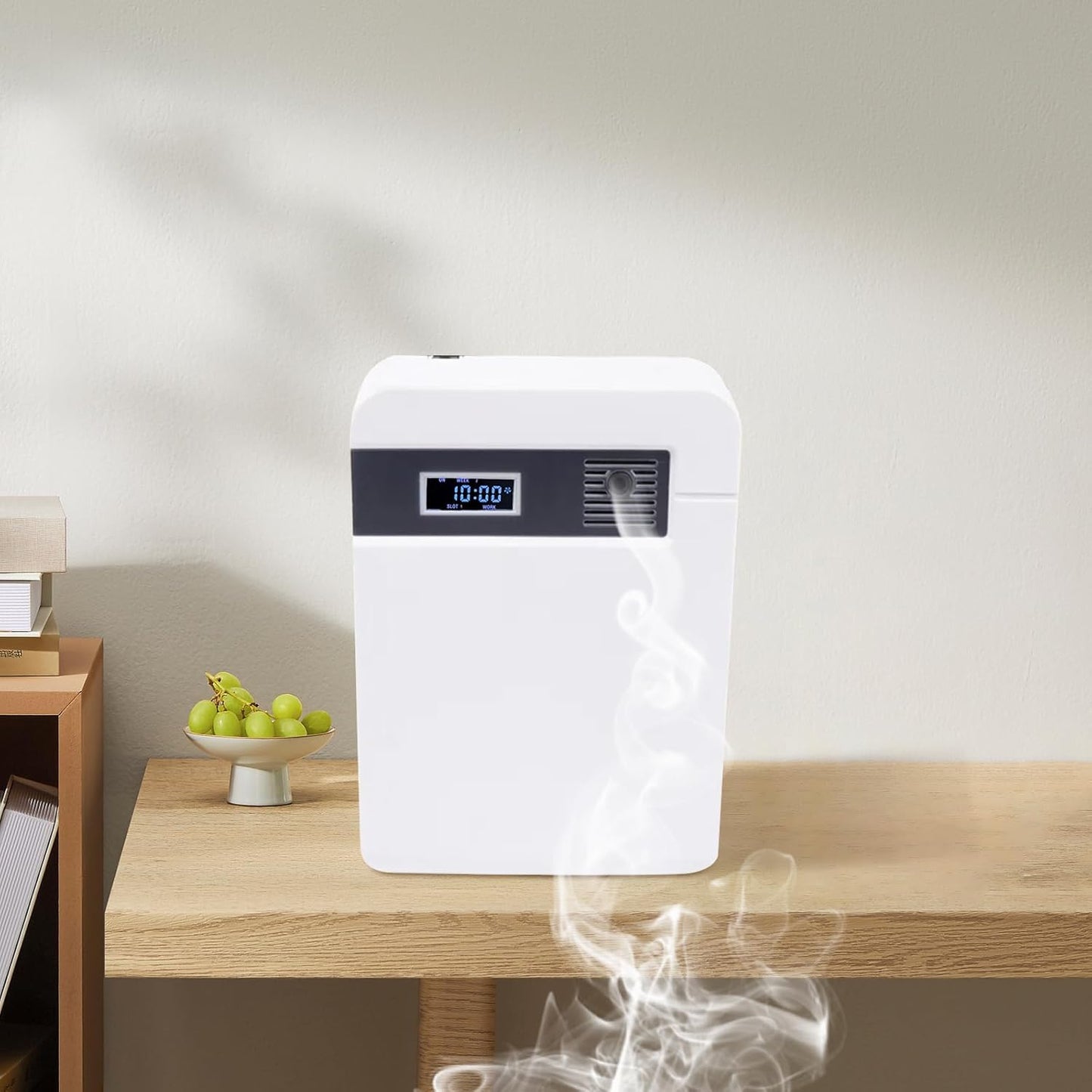 Scent Air Machine Cold Air Waterless Oil Diffuser Wall-Mounted & Tabletop Hotel Collection Diffuser with LED Display for Home, Large Room and Hotel