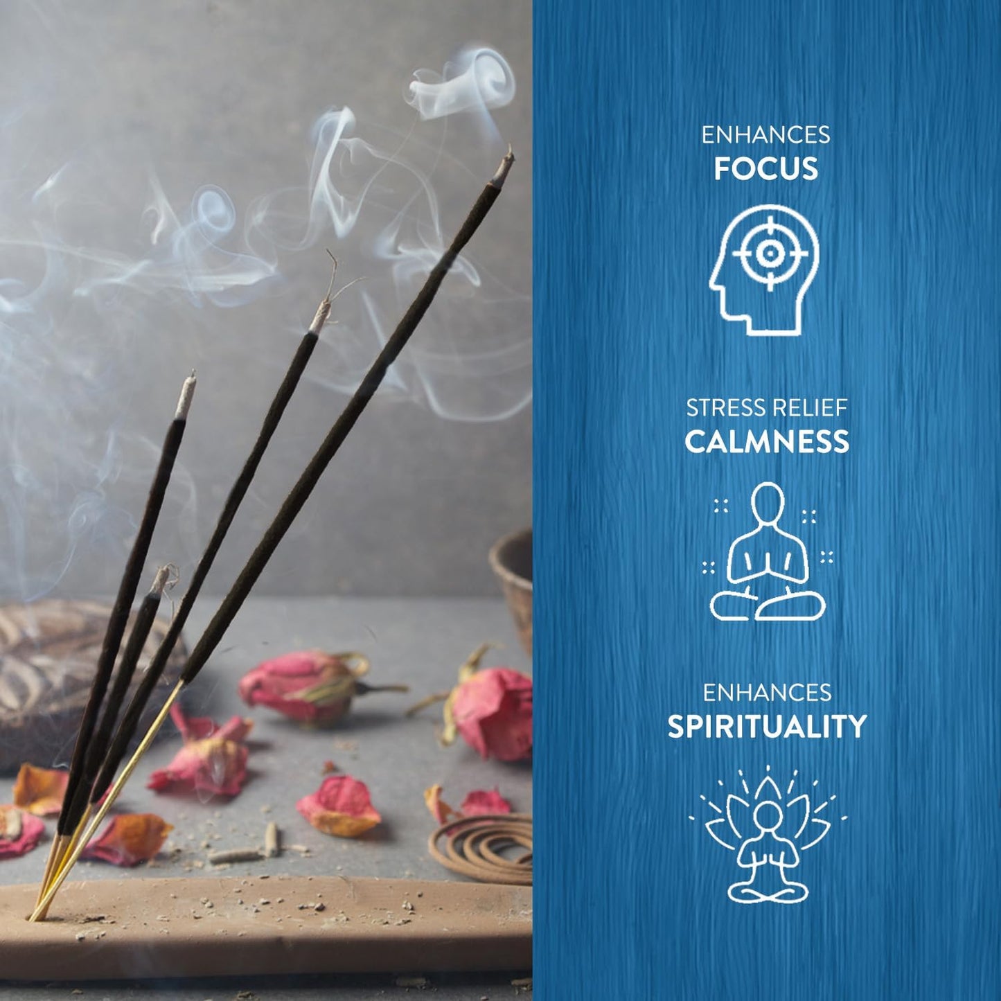 Hem Frankincense Myrrh Incense Sticks - 120 Count | Natural Air Purifying Aromatherapy | Calming and Cleansing Fragrance | Perfect for Meditation and Relaxation | Long-Lasting Burn.