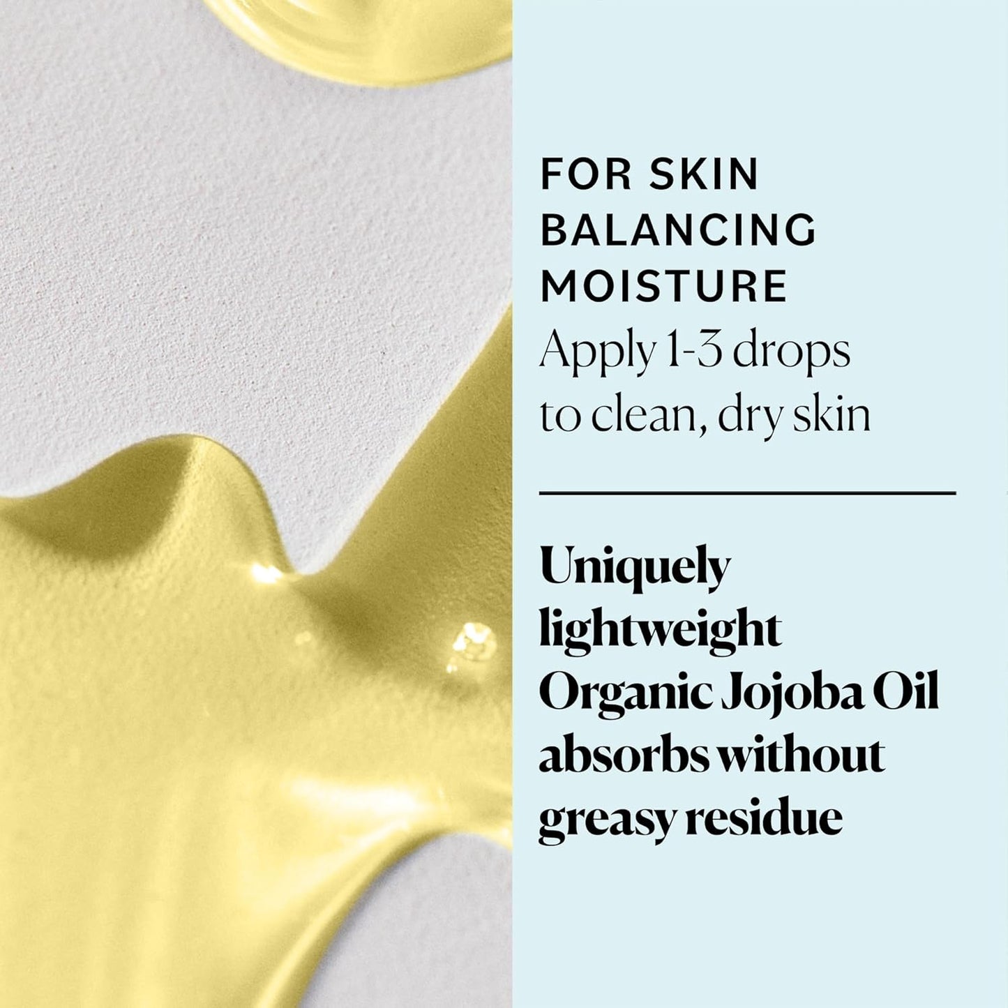 Sky Organics Organic Jojoba Oil, 100% Pure | Moisturizing for Face, Hair, Skin & Nails | Natural Cold Pressed Hexane Free | Base Carrier Oil