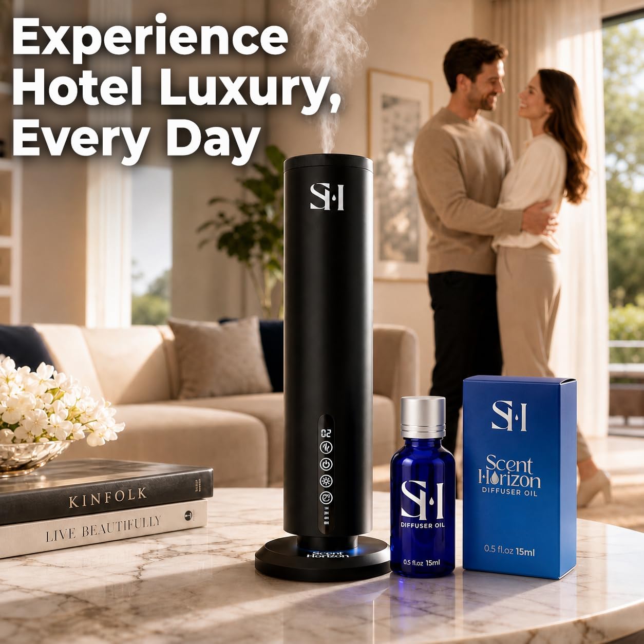 Inspired by 6-Star Hotel Monaco MC01 Hotel Scent Diffuser Oil | 0.5 Fl oz (15 ml) - Waterless Diffuser Oil Refill & Highly Concentrated Fragrance Oil, Diffuser Oil Scents, Hotel Oil Diffuser
