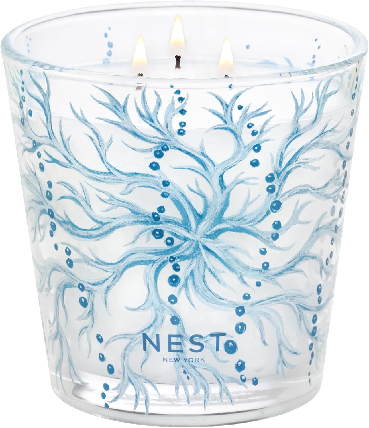 NEST New York Scented Decorative 3-Wick Candle, Ocean Mist & Sea Salt - 21.1 oz