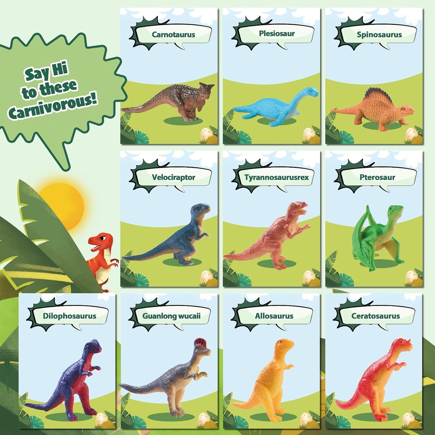 Dinosaur Bath Bombs for Kids with Surprise Inside, 20 Pack Natural Dino Egg Bath Bombs with Exclusive Carnivorous & Herbivorous Dinosaur Toys, Easter Basket Stuffers Easter Gifts for Boys, Girls