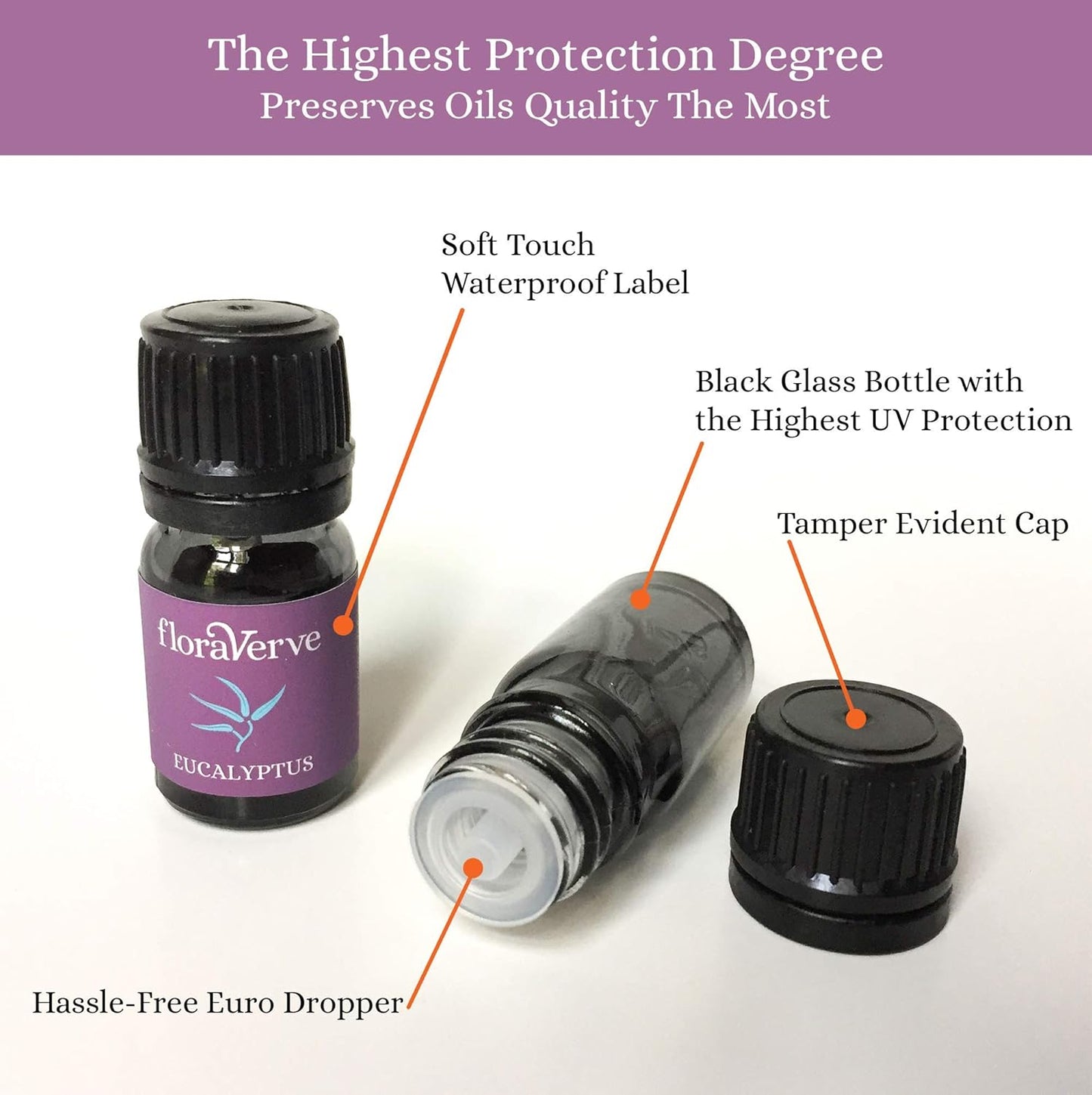 floraVerve Essential Oils Customized Set, Build Your Own Collection, All Natural & 100% Pure Aromatherapy Essential Oils, NO More Pre-Set Collection - Pick Only Those You Like! (6x10mL)