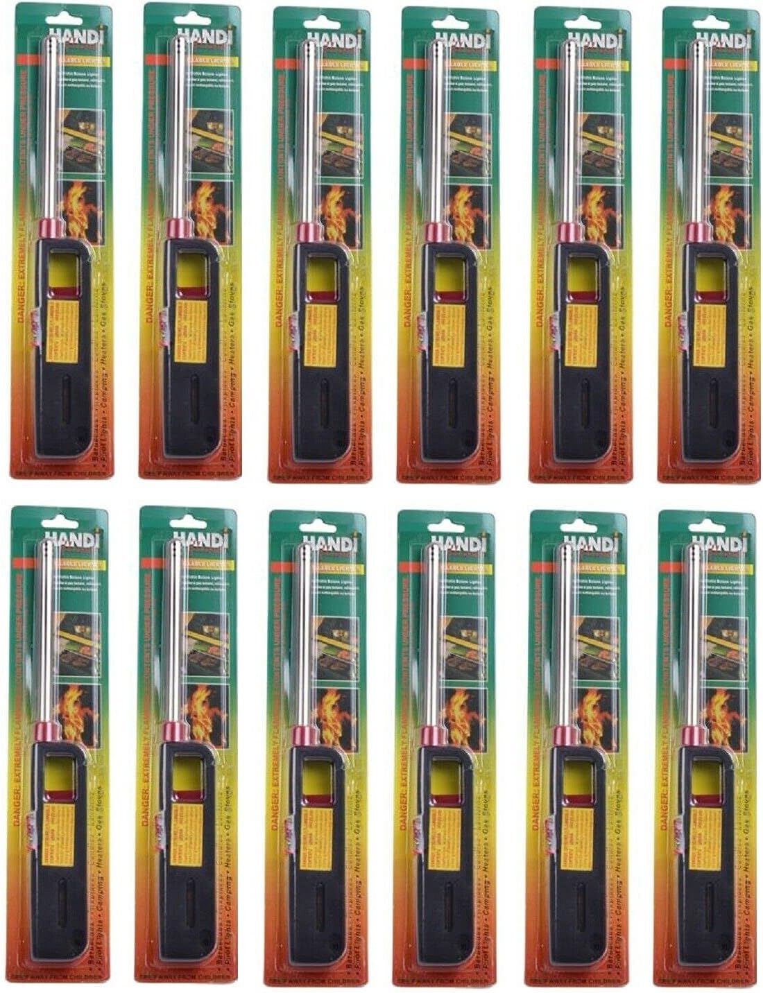 12 Long Stem BBQ Candle Lightes