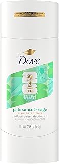 Dove Palo Santo & Sage Antiperspirant Stick – 72H Sweat & Odor Protection, Pro‑Ceramide Technology, Alcohol‑Free, FIFA Limited Edition Design, 2.6 oz