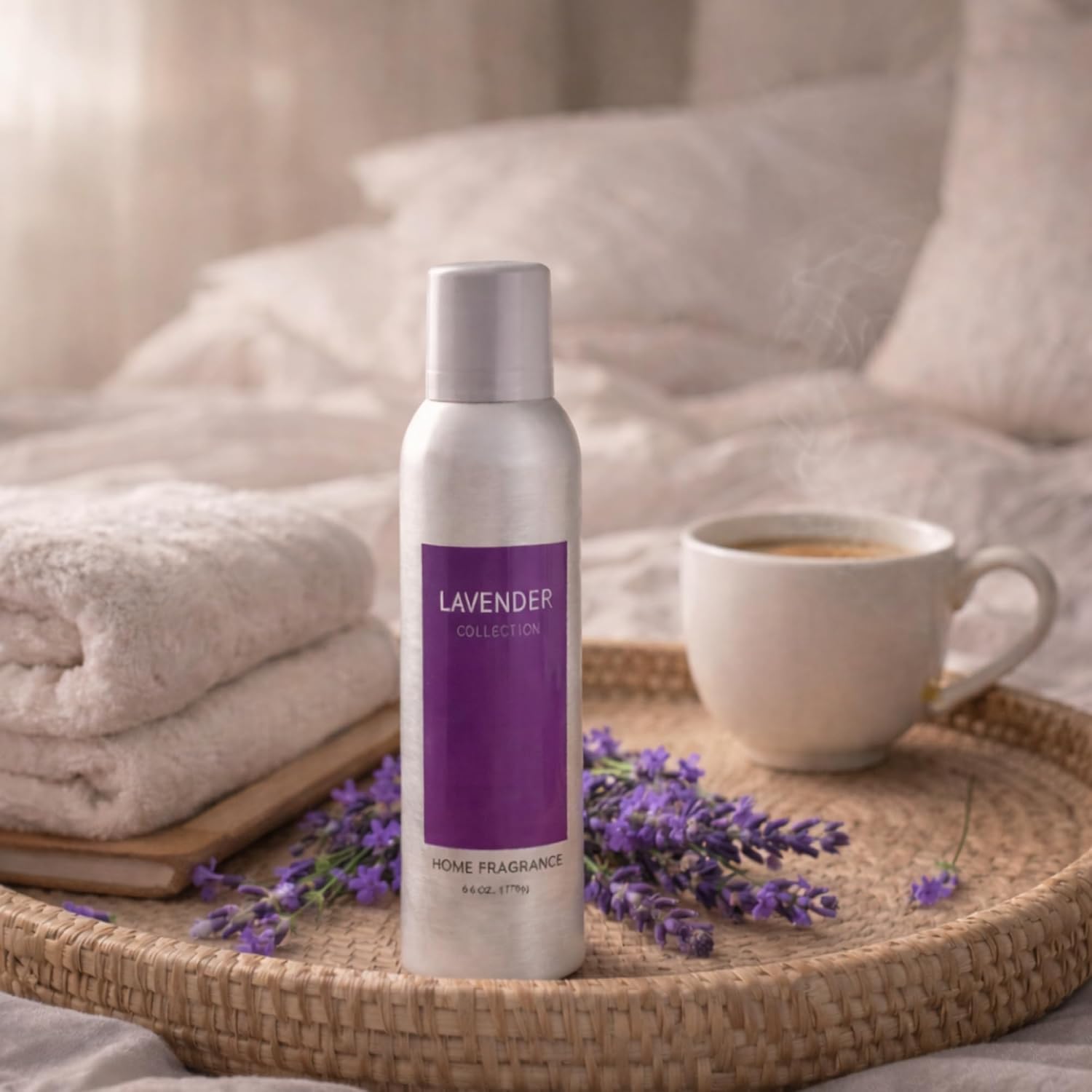 Room Fragrance Air Freshener Spray Concentrated Bathroom, Kitchen, Car, or Office Deodorizer, U.S.- Made by AP Fragrance (Lavender)