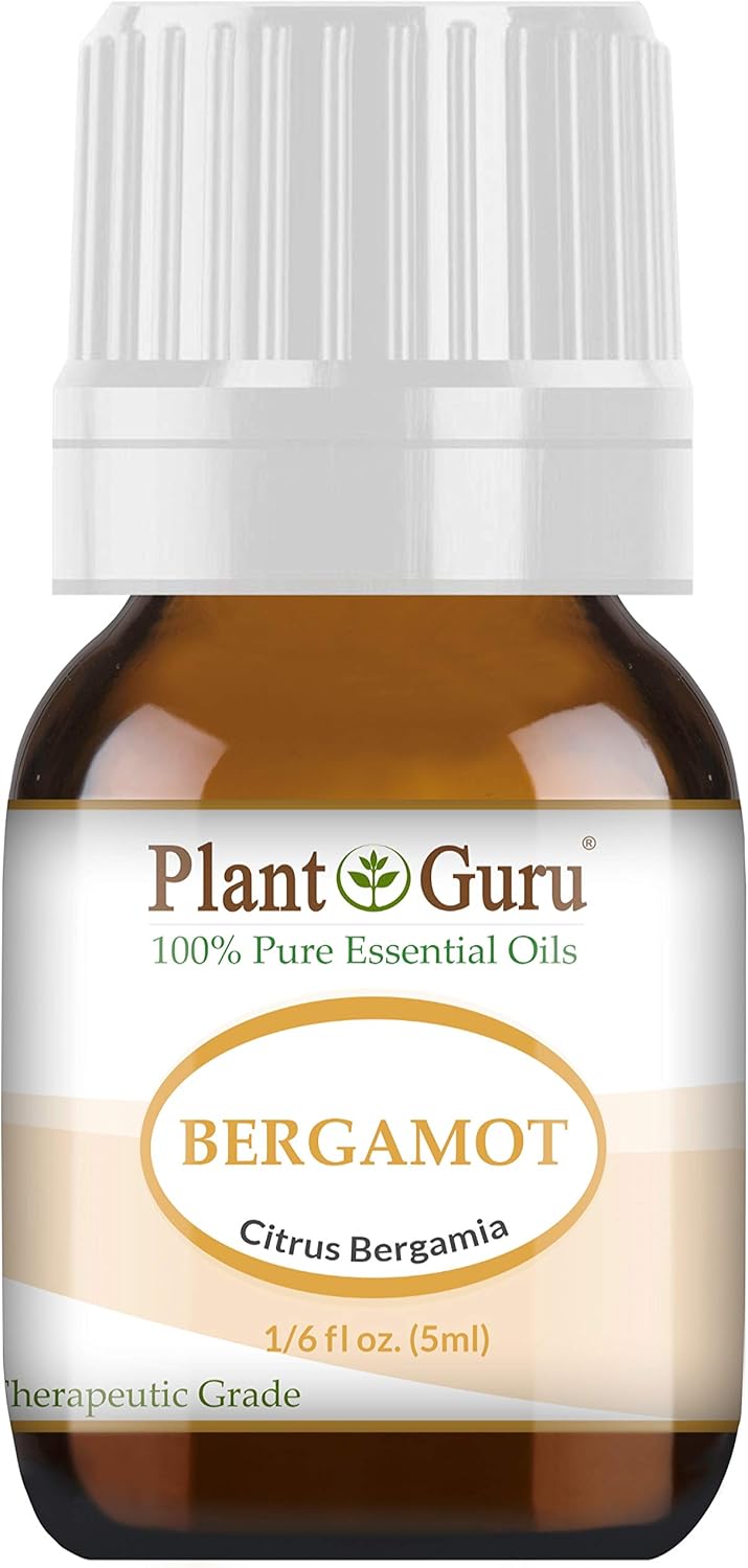 Bergamot Essential Oil 5 ml. 100% Pure Undiluted Therapeutic Grade.