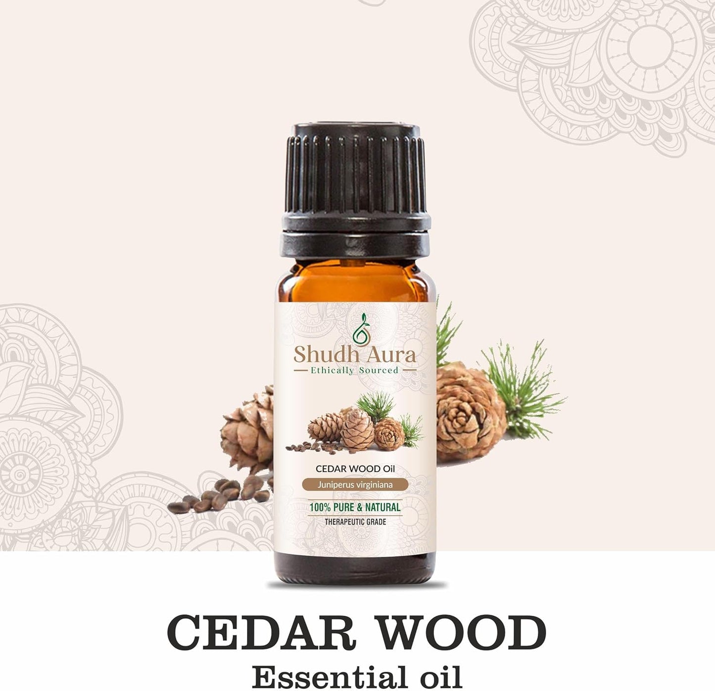 Cedarwood Essential Oil | 100% Pure, Natural & Undiluted | Premium Therapeutic Grade Oils for Aromatherapy & Diffuser (1000ML)