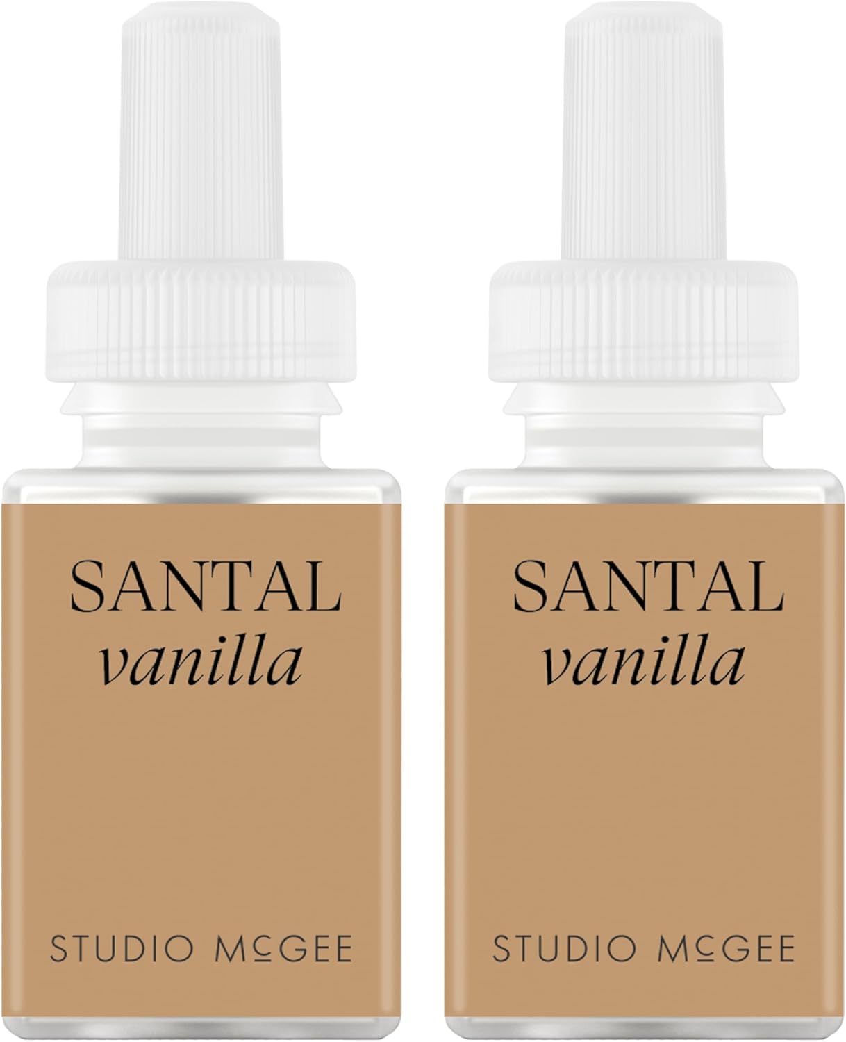 Pura x Studio McGee Home Scent Refill - Smart Air Diffuser - Long-Lasting Luxury Fragrance per Refill - Home Essential - Clean & Safe Diffuser Fragrance - 2 Pack, Santal Vanilla