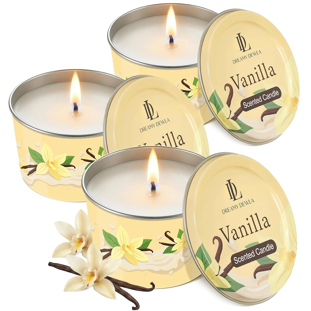 Vanilla Candle 3 Pack