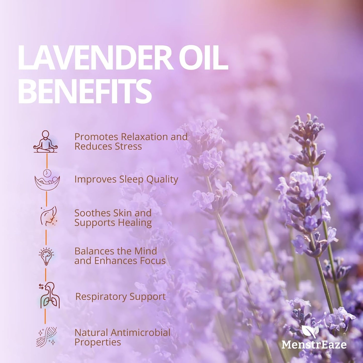 Lavender Essential Oil for Skin and Hair, 100% Pure & Natural Therapeutic Grade, Skin Safe & Ready to Use for Massage, Better Sleep, Aromatherapy, & Diffuser, High Potency, 10ml