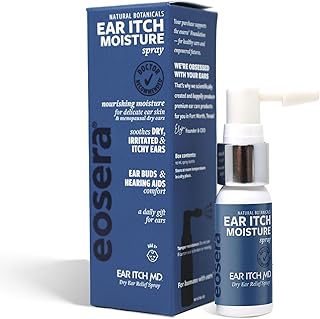eosera Ear Itch MD Dry Ear Relief Oil Spray - 17 mL - Soothes Dry, Itchy Ears - Anti-Itch Spray for Allergies, Psoriasis, Dermatitis, and Eczema Relief - Works for Earbud and Hearing Aid Users