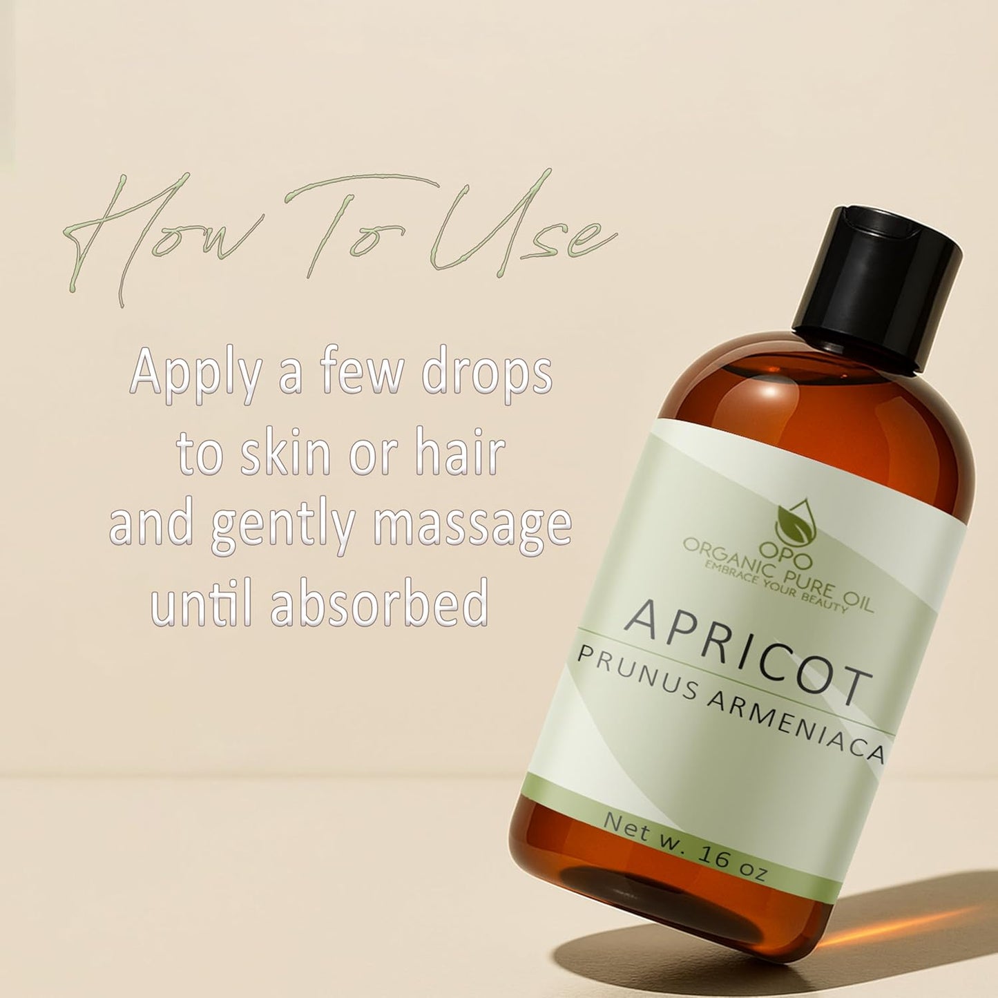 Apricot Kernel Oil - 100% Pure, Organic, Cold Pressed, Unrefined, Raw - Bitter Scent, Therapetutic Premium Grade A Kernal - Perfect for Massage, Skin, Hair & Body Care 16 OZ Quart Bulk