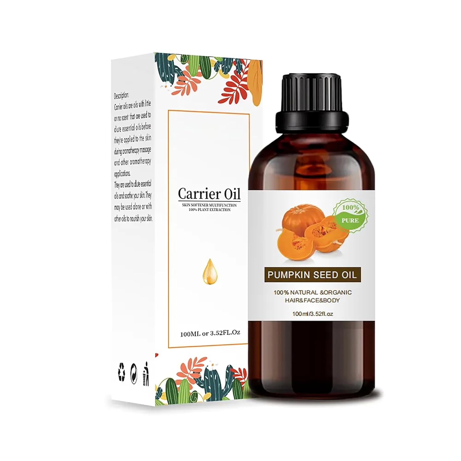 Apricot Kernel Oil for Hair Growth,Apricot Seed 100% Pure Natural Premium Organic,Cold-Pressed,Moisturizing,Sweet Almond Oil for Skin,Dry Damaged Hair Growth Essential Oil
