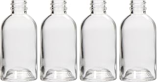 Hosley Reed Diffuser Bottles Set of 4 (85 ml) – Refillable Glass Empty Bottles for Essential Oils, Home Fragrance, Aromatherapy & Décor