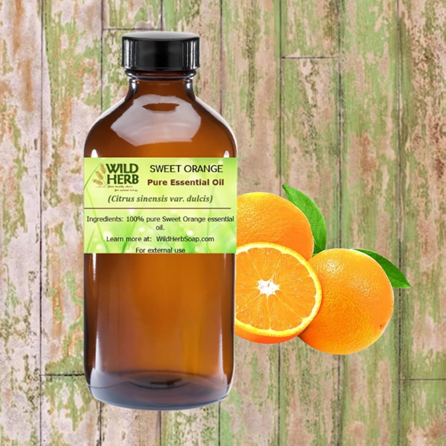 Wild Herb Sweet Orange Pure Essential Oil (2 OZ)