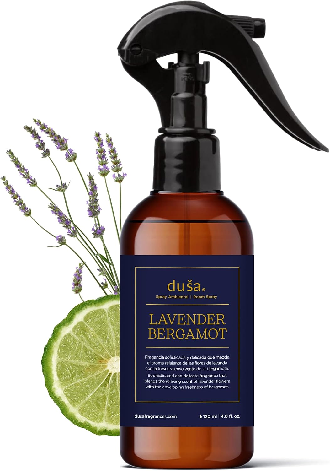 Dusa Lavender Sleep Mist – Calming Pillow & Room Spray with Essential Oils – Relaxing Aromatherapy for Deep Sleep – Fabric-Friendly & Odor Eliminating – 4 oz