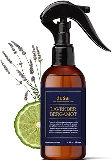 Dusa Lavender Sleep Mist – Calming Pillow & Room Spray with Essential Oils – Relaxing Aromatherapy for Deep Sleep – Fabric-Friendly & Odor Eliminating – 4 oz