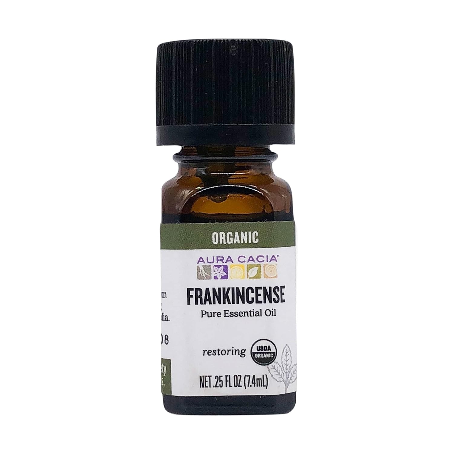 Aura Cacia, Essential Oil Frankincense Organic, 0.25 Fl Oz