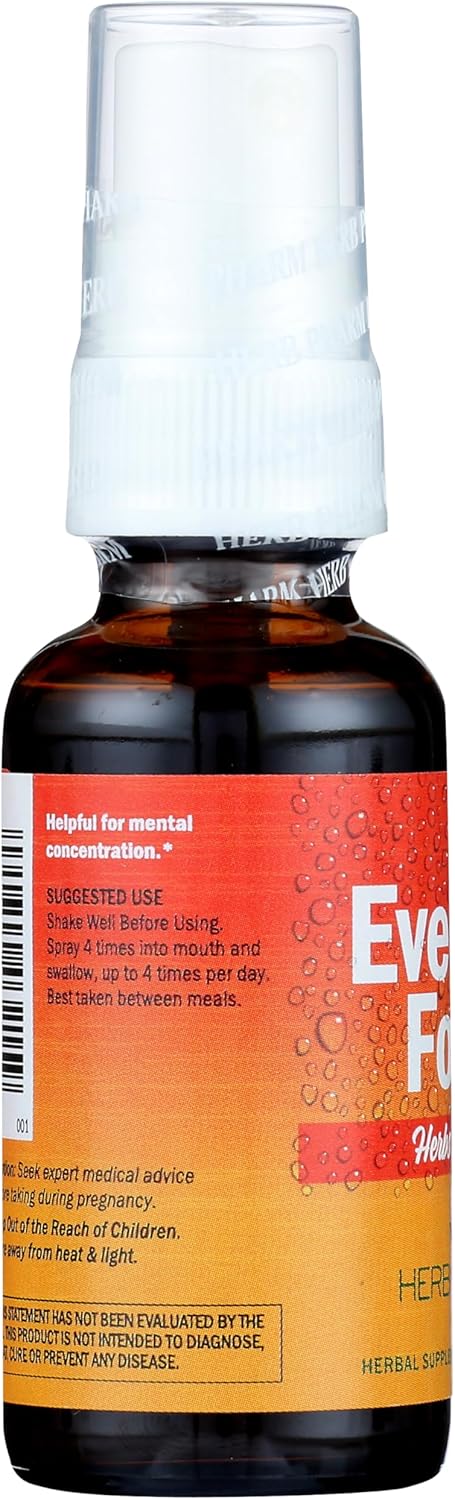 Herb Pharm Herbs on The Go Portable Spray, Everyday Focus, 1 Fl Oz
