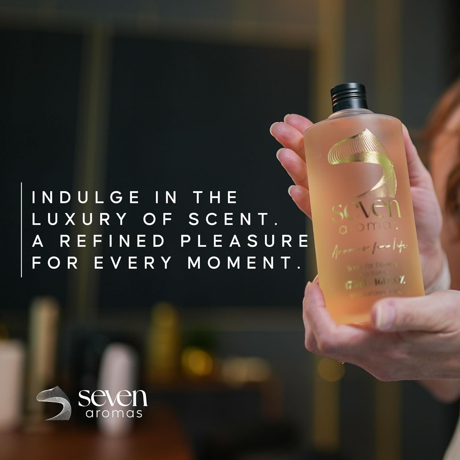 SevenAromas Hotel Scent Diffuser Oil, Luxury Hotel-Inspired Essential Oil for Aromatherapy & HVAC Diffusers – Premium Dropper Bottle - 145 ml 5 FL oz (Soft Rain)