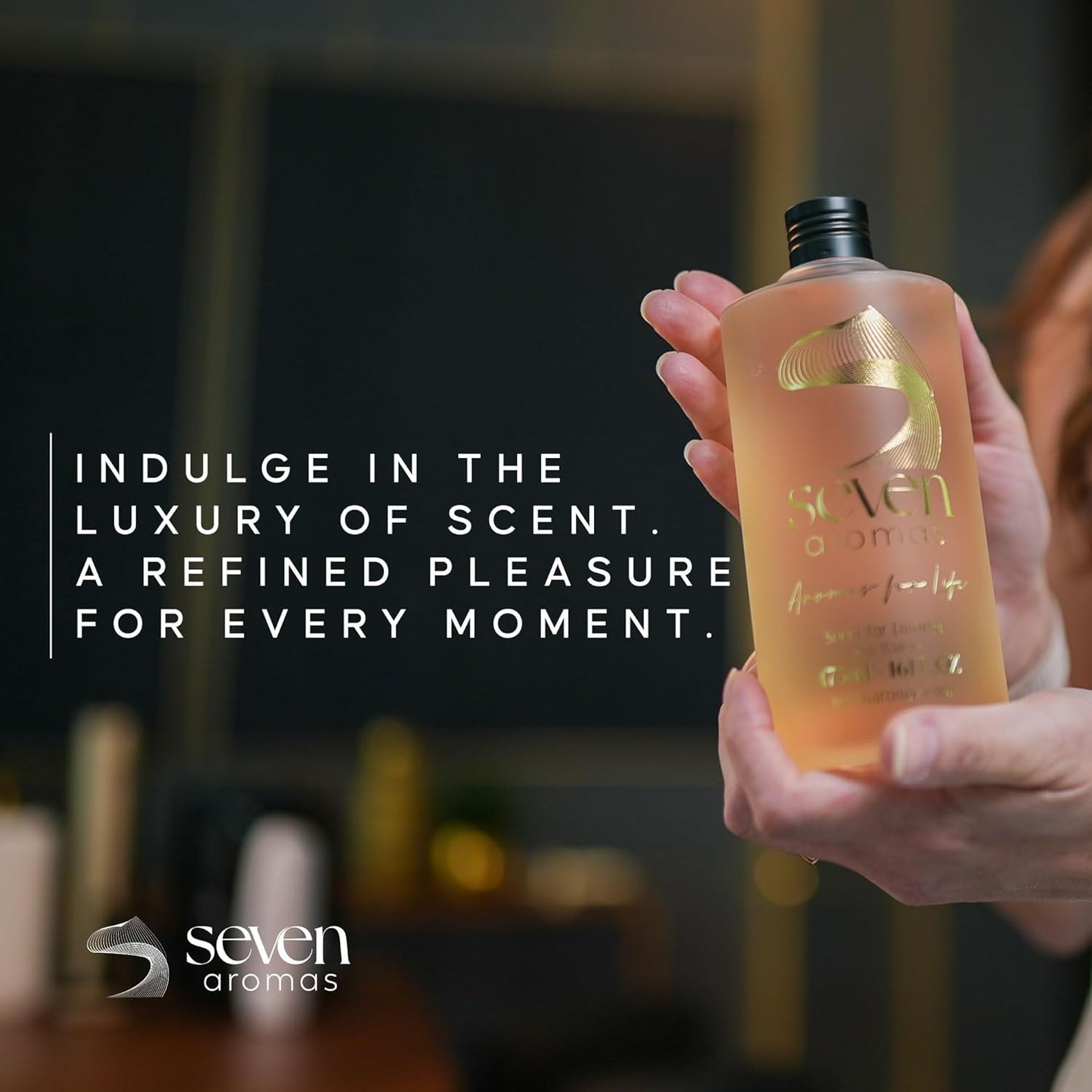 SevenAromas Hotel Scent Diffuser Oil, Luxury Hotel-Inspired Essential Oil for Aromatherapy & HVAC Diffusers – Premium Dropper Bottle - 45 ml 1.52 FL oz (Hotel Diamond)