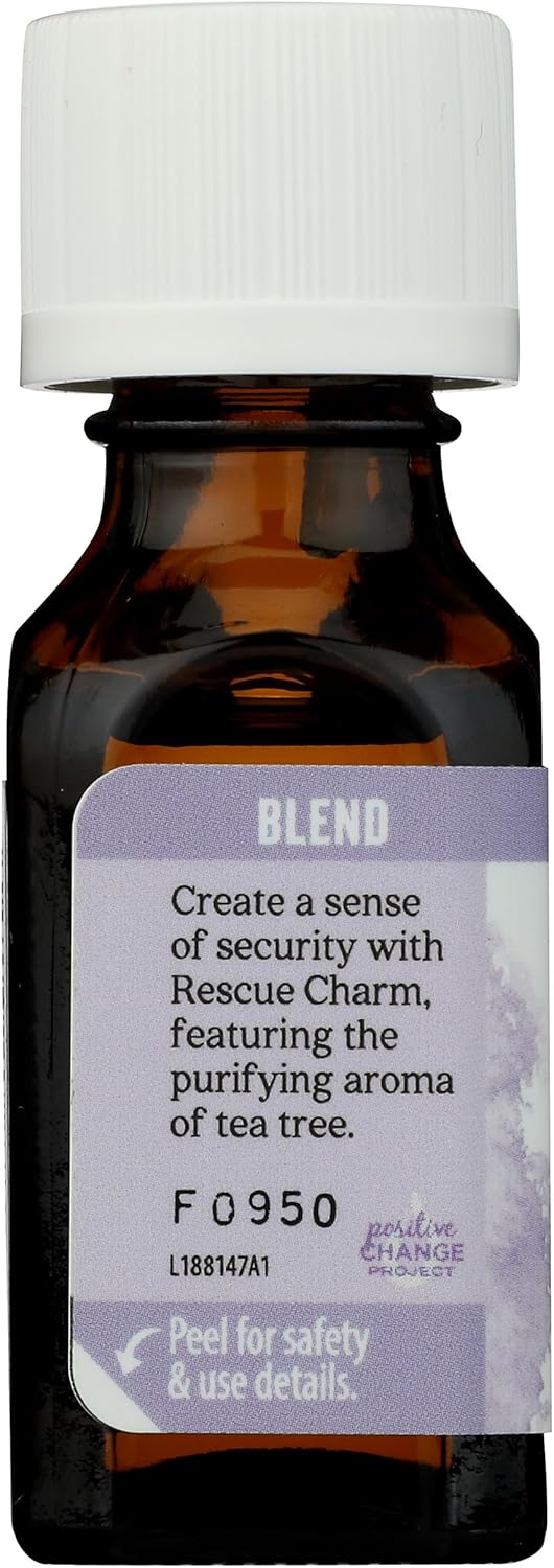 Aura Cacia, Essential Oil Blend Rescue Charm, 0.5 Fl Oz