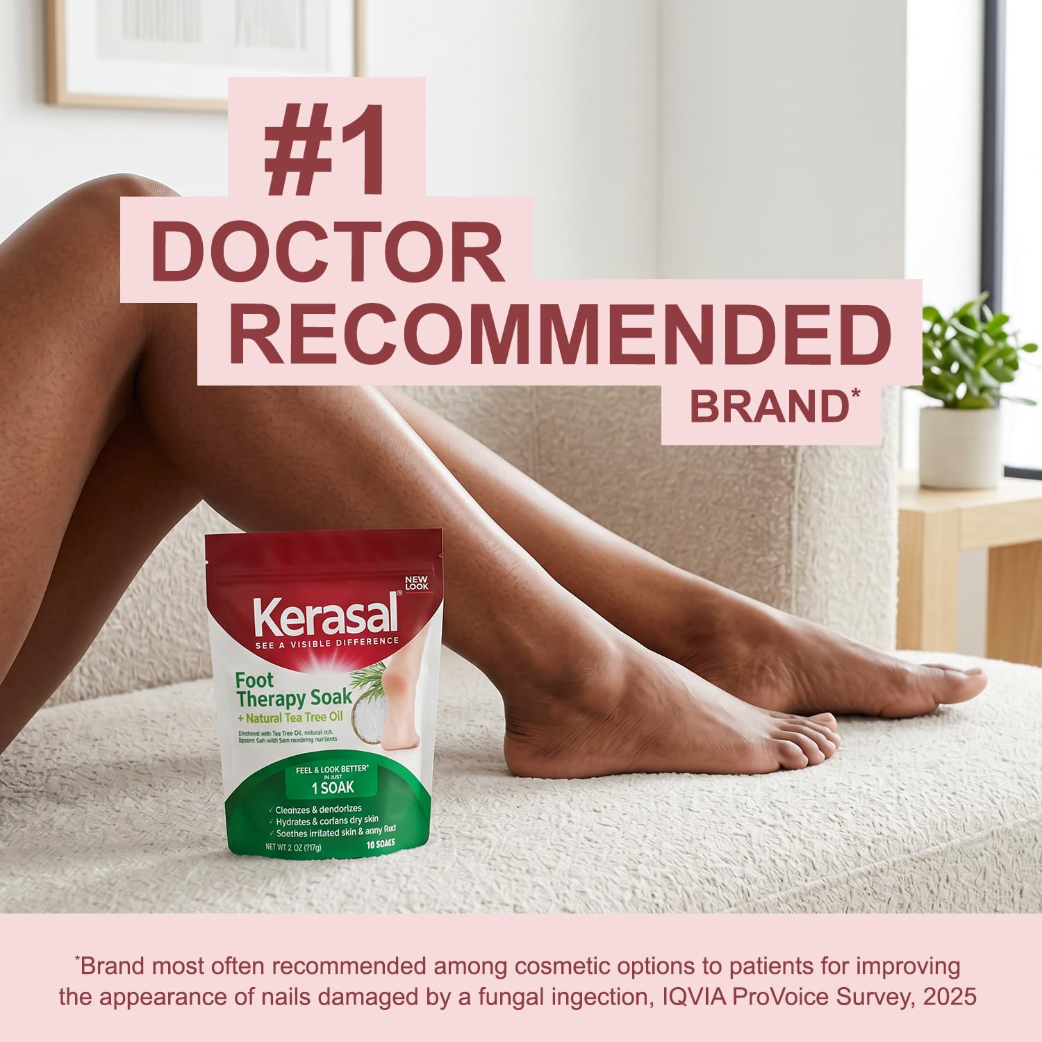 Kerasal Foot Therapy Soak, Foot Soak for Achy, Tired and Dry Feet, 2 lbs