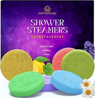 Valentines Day Gifts for Her - Shower Steamers Aromatherapy Gift Set - Valentines Gifts for Mom, Wife, Girlfriend, Grandma, Daughter - Natural Essential Oil Home Spa Self-Care - 6 Pack