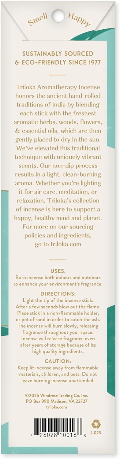 Triloka Original Incense, Sandalwood, 10 Sticks