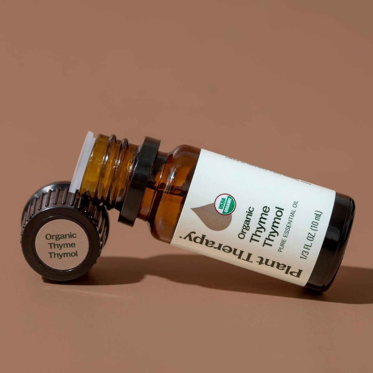 Plant Therapy Thyme Thymol Organic Essential Oil 10 mL (1/3 oz) 100% Pure, Undiluted, Powerful Warm-Herbaceous Scent