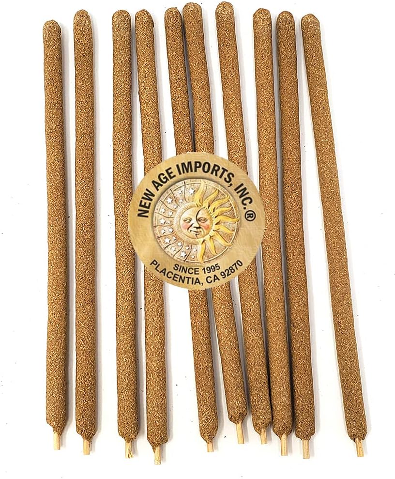 New Age Imports, Inc~ Premium Palo Santo & Lavender 7-8" Size Hand Rolled Incense Sticks. Great for Meditation, Smudging, Spiritual Cleansing. (10 Sticks Pack)