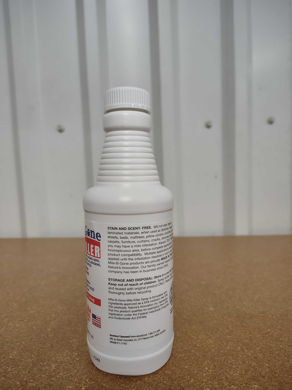 Dust Mite Killer Spray by Mite-B-Gone 16oz | Naturally Kills Human Mites, Chicken, Bird, Dust, Spider, Rat, Turkey, Carpet Mites | Family & Pet Safe Treatment for Homes, Furniture, Bedding & Farms