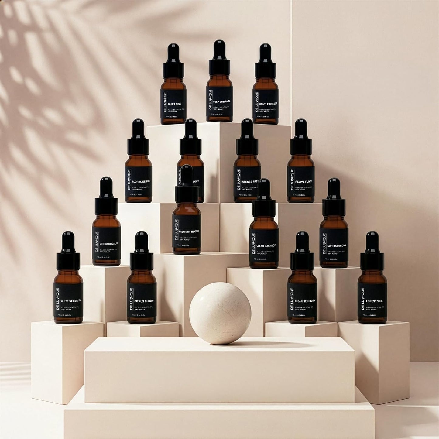 Floral Desire Scent DE LUmiQUE Calming Essential Oil Blend, 100% Natural Aromatherapy Grade, 10ml / 0.34 Fl Oz