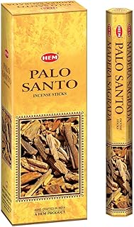 Hem Palo Santo Incense Sticks (120 Sticks, 6 Boxes Inside) - 9 Inches Long, 20g per Box - Perfect for Meditation, Eradicate Negativity, Rituals & Cleansing Aura.