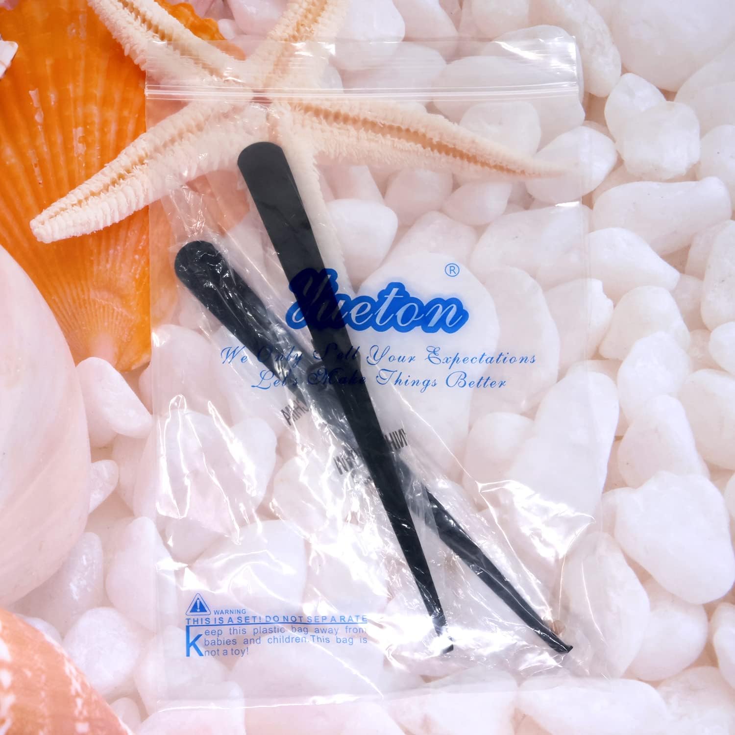 yueton 2PCS Black Stainless Steel Candle Wick Dippers Candle Wick Hooks Candle Wick Accessories for Putting Out Extinguish Candle Wicks Flame Safely