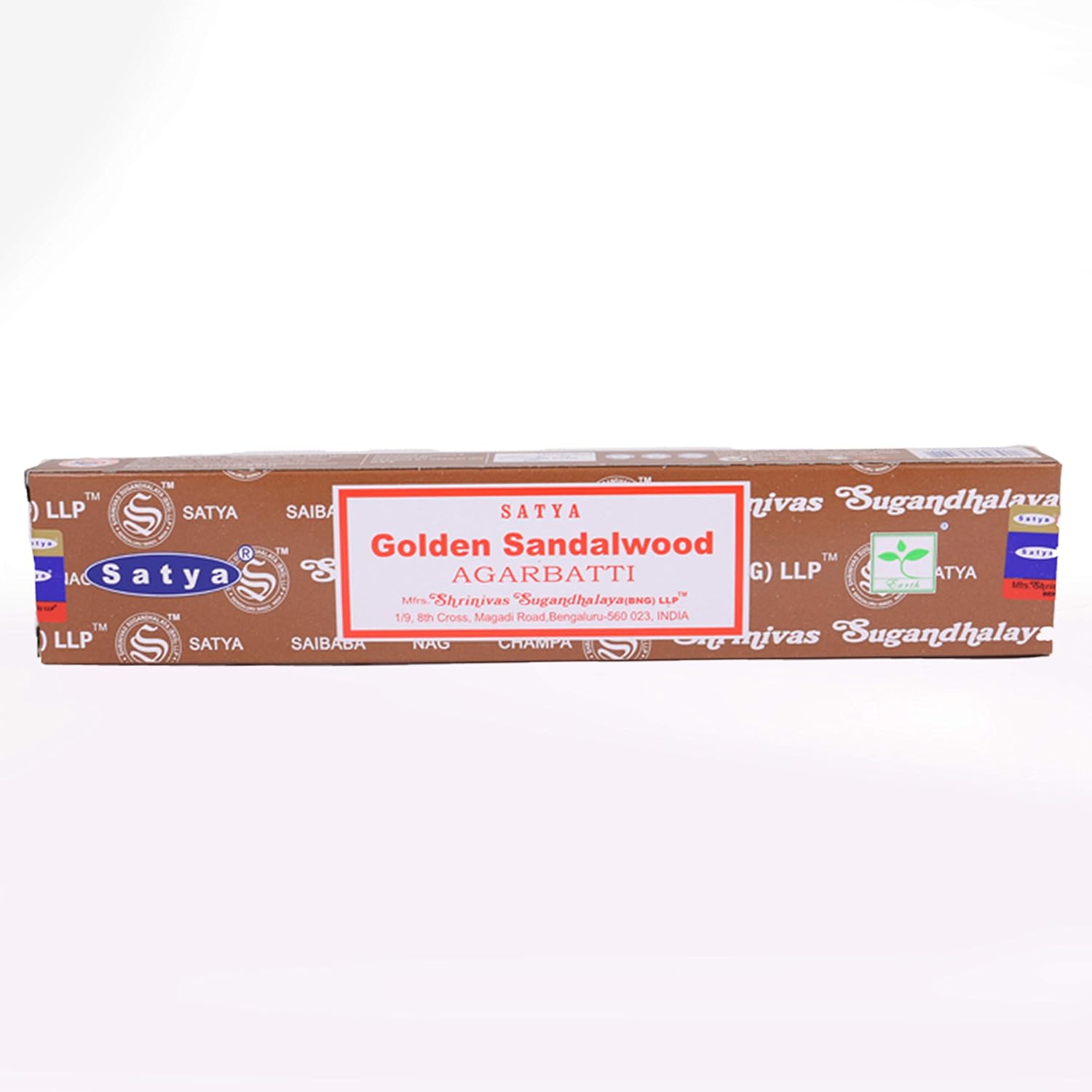Satya Nag Champa Incense Sticks, 12 Count (Golden Sandalwood)