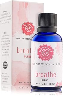 Woolzies Breathe Essential Oil Cold Stopper Blend For Cold, Cough, Congestion, Sinus Relief, Allergy, Headache, Aromatherapy, Scents & Diffuser