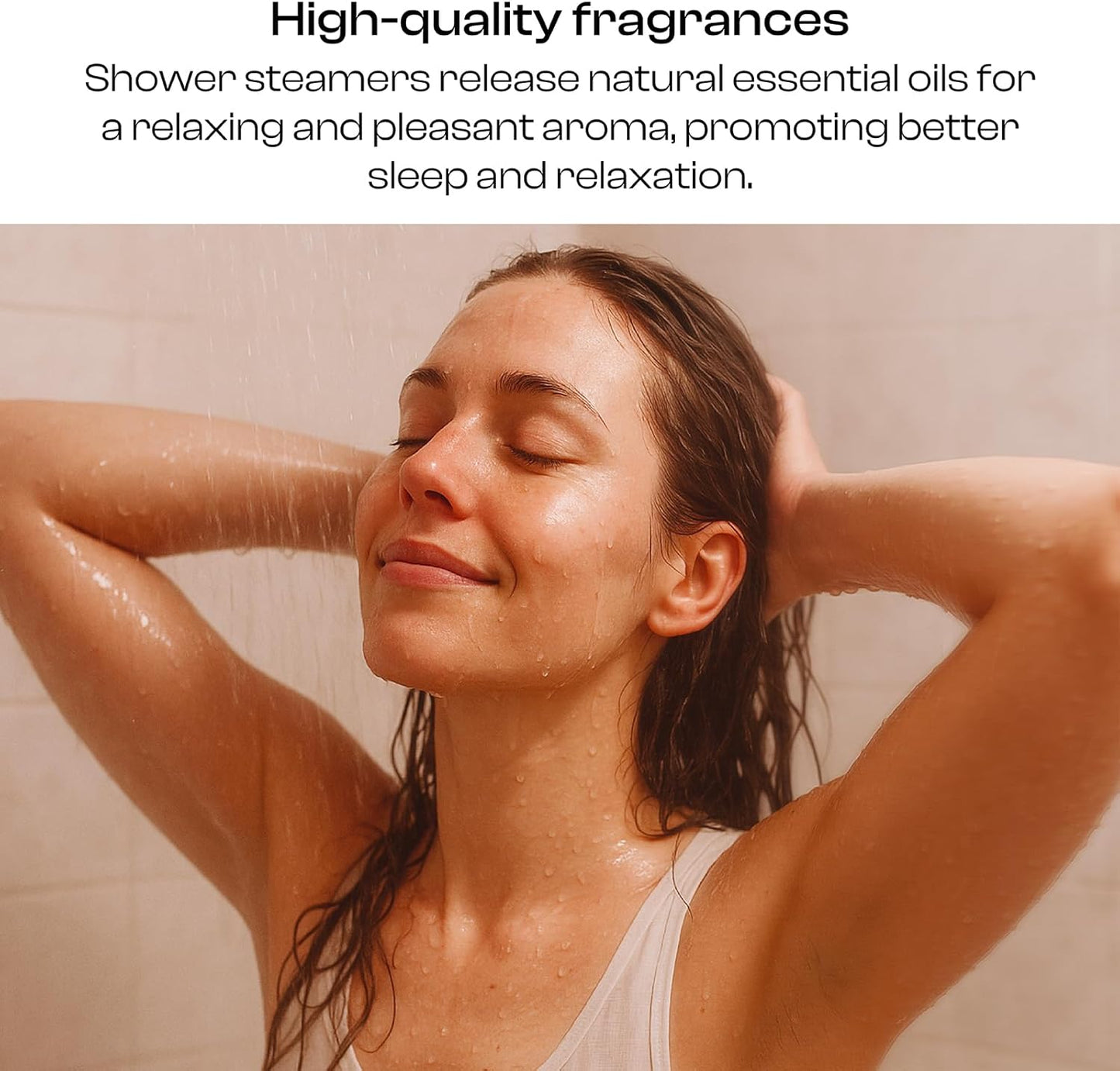 Shower Steamers Aromatherapy for Women, 8 Scents with Essential Oils | Relaxing home spa self-care, stress relief mental clarity, birthday gift for mom, wife, girlfriend