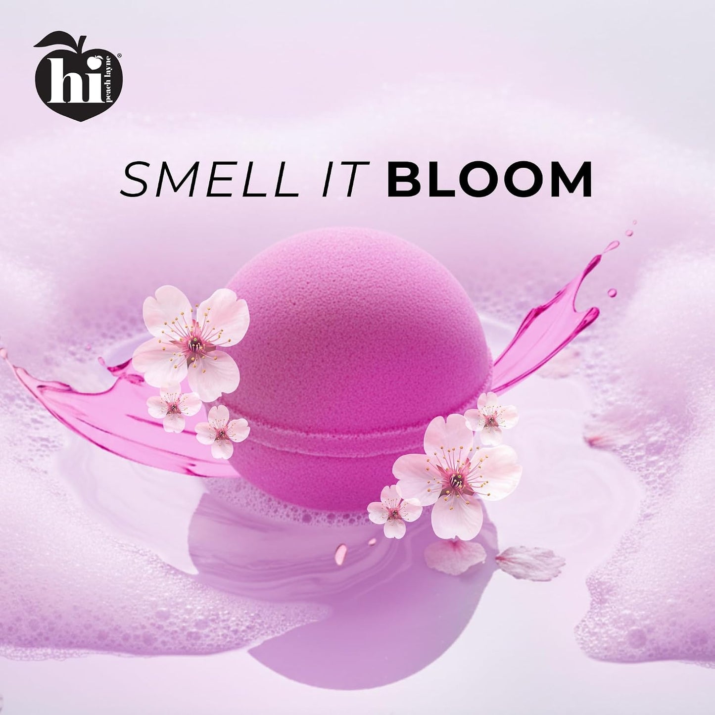 Moisturizing Cherry Blossom Bath Bombs Gift Set for Women & Kids 12-Pack (3.5 oz Each) – Vegan, Clean Beauty, Sensitive Skin Safe, Spa Gifts for Women by Hi Peach Layne