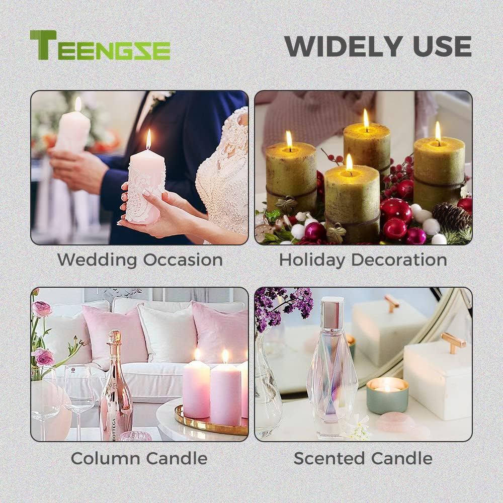 Candle Accessory Set, Candle Snuffer and Wick Trimmer, Polished Candle Extinguisher Kit with Long Handle, Great Gift for Candle Lover (Black)