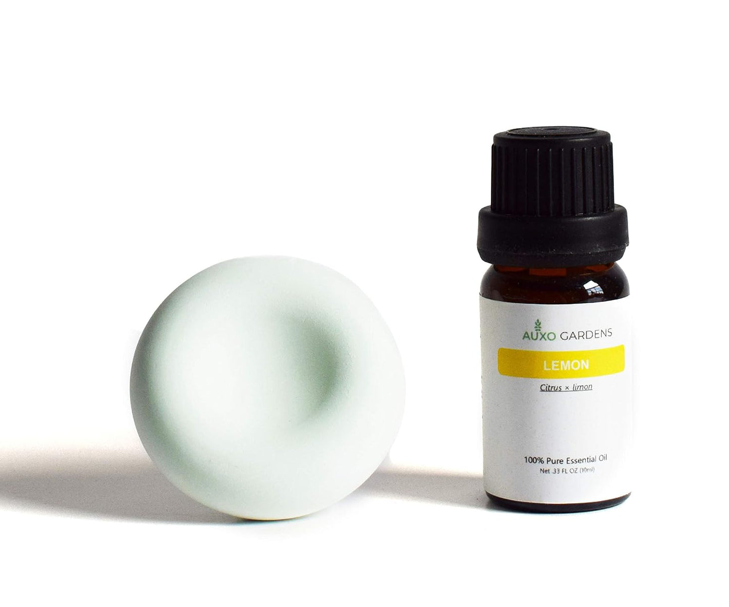 Natural Ceramic Essential Oil Diffuser for Car with Vent Clip for Aromatherapy, air Quality Improvement,Promote Calm Driving (Green)