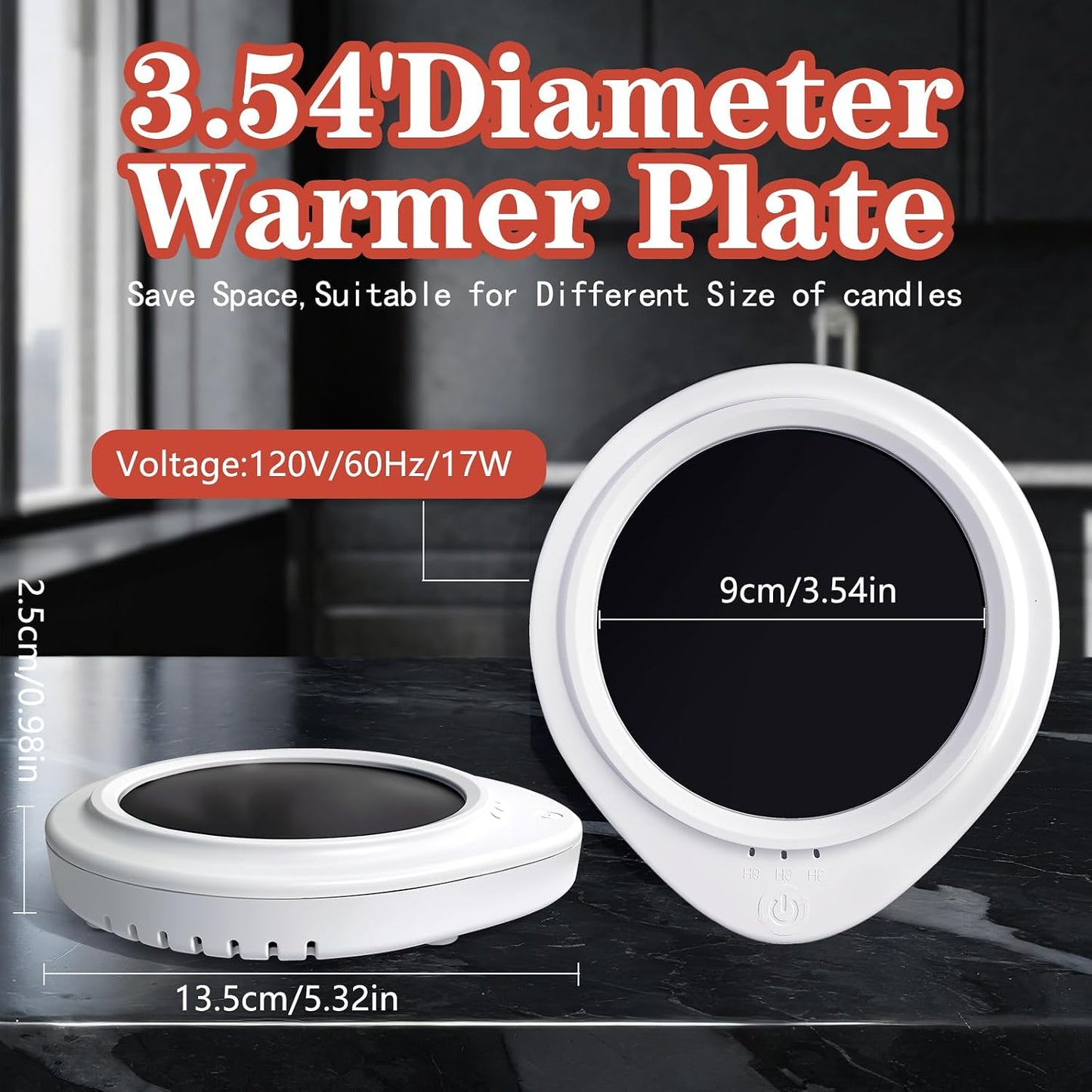 Candle Warmer with Timer,Coffee Cup Warmer with Timer,Fastest Heating & Highest Temperature，Three time Gears (3H, 6H, 9H),Coffee Cup Warmer for Desk,Candle Warmer,Gifts for Festival Birthday